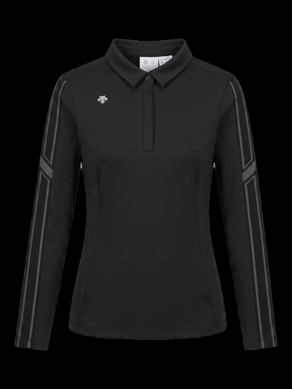 Descente Long-Sleeve Polo Top